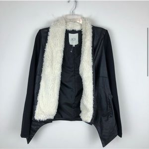 Jack BB Dakota Henderson Faux Leather Fur Jacket